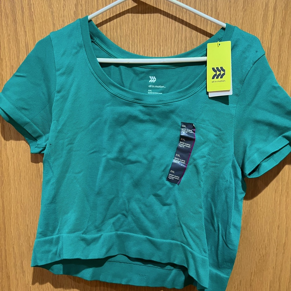 Blue/Green Crop Top BNWT!!